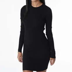 Noisy May Robe Femme Manches Longues Ship Noir -Promos Sublisane Magasin noisy may 329589 27020925 BLACK 20220803T161419 03