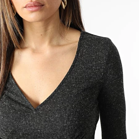 Noisy May Robe Femme Prasi Noir Chiné 4 Noisy May Robe Femme Prasi Noir Chiné – Image 2