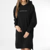 Calvin Klein Robe Sweat Capuche 0360 Noir -Promos Sublisane Magasin none 347420 J20J220360 BEH 20221114T152431 01