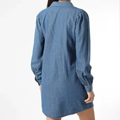 ONLY Robe Jean A Manches Longues Femme Meadow Life Bleu Denim 9 ONLY Robe Jean A Manches Longues Femme Meadow Life Bleu Denim -Promos Sublisane Magasin only 293491 15239378 MEDIUM BLUE DENIM 20211217T155051 04