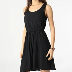 ONLY Robe Femme Sara Noir -Promos Sublisane Magasin only 301471 15248552 BLACK 20220201T163705 03