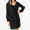 ONLY Robe Manches Longues Femme Ellis Noir 1 ONLY Robe Manches Longues Femme Ellis Noir -Promos Sublisane Magasin only 301485 15248622 BLACK 20220201T163825 01