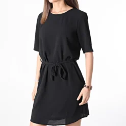 ONLY Robe Femme Amanda Noir -Promos Sublisane Magasin only 303512 15190690 BLACK 20220225T135006 03