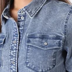 ONLY Robe Jean Femme Tammi Bleu Denim 7 ONLY Robe Jean Femme Tammi Bleu Denim -Promos Sublisane Magasin only 303575 15248523 MEDIUM BLUE DENIM 20220225T135501 02