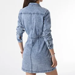 ONLY Robe Jean Femme Tammi Bleu Denim 9 ONLY Robe Jean Femme Tammi Bleu Denim -Promos Sublisane Magasin only 303575 15248523 MEDIUM BLUE DENIM 20220225T135504 04