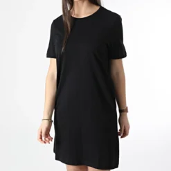 ONLY Robe Tee Shirt Femme May Noir -Promos Sublisane Magasin only 305448 15233271 BLACK 20220309T150820 03