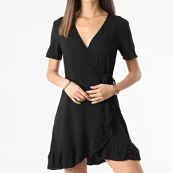 ONLY Robe Femme Marlie Noir -Promos Sublisane Magasin only 309568 15256777 BLACK 20220329T162010 03