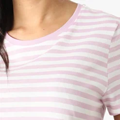 ONLY Robe Tee Shirt Femme Pocket Stripe Rose -Promos Sublisane Magasin only 313557 15252604 ORCHID BOUQUET CLOUD DANC 20220412T143950 02