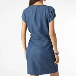 ONLY Robe Jean Sans Manches Femme Pema May Life Bleu Denim 9 ONLY Robe Jean Sans Manches Femme Pema May Life Bleu Denim -Promos Sublisane Magasin only 316473 15250406 DARK BLUE DENIM 20220708T091334 04