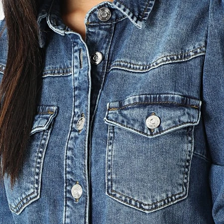 ONLY Robe Jean Femme Allie Bleu Denim 4 ONLY Robe Jean Femme Allie Bleu Denim â Image 2