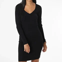 ONLY Robe Femme Cirkeline Noir -Promos Sublisane Magasin only 330417 15266066 BLACK 20220811T155145 03