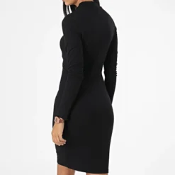 ONLY Robe Femme Fransiska Noir -Promos Sublisane Magasin only 330419 15268941 BLACK 20220811T155242 04