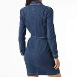 ONLY Robe Jean Femme New Chigo 15250084 Bleu Denim -Promos Sublisane Magasin only 333658 15250084 MEDIUM BLUE DENIM 20220823T144913 04