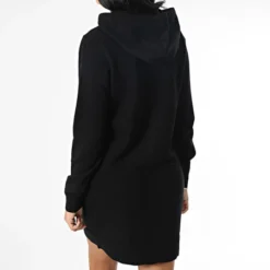 ONLY Robe Pull Femme Capuche Mischa Noir -Promos Sublisane Magasin only 344379 15232879 BLACK 20221103T113405 04