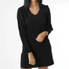 ONLY Robe Femme Col V Catia Noir -Promos Sublisane Magasin only 344388 15275522 BLACK 20221103T113421 01