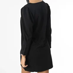 ONLY Robe Femme Col V Catia Noir 9 ONLY Robe Femme Col V Catia Noir -Promos Sublisane Magasin only 344388 15275522 BLACK 20221103T113425 04