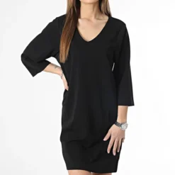 ONLY Robe Femme Geggo Noir -Promos Sublisane Magasin only 356225 15288281 BLACK 20230208T152921 03