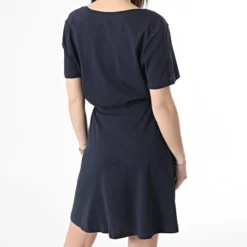 ONLY Robe Femme May Bleu Marine -Promos Sublisane Magasin only 364010 15286935 NIGHT SKY 20230329T155534 04