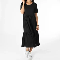 ONLY Robe Femme Dalila Frosty Noir