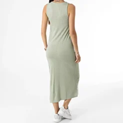 ONLY Robe Femme Faustina Vert Kaki 9 ONLY Robe Femme Faustina Vert Kaki -Promos Sublisane Magasin only 365902 15290779 SEAGRASS 20230414T150115 04