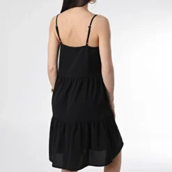 ONLY Robe Col V Femme Piper Noir -Promos Sublisane Magasin only 367537 15257312 BLACK 20230329T160057 04