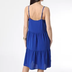 ONLY Robe Col V Femme Piper Bleu Roi -Promos Sublisane Magasin only 367539 15257312 SURF THE WEB 20230329T160112 04