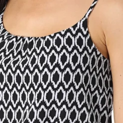 ONLY Robe Femme Winner Noir Blanc -Promos Sublisane Magasin only 369332 15177381 BLACK GRAPHIC 20230512T152831 02