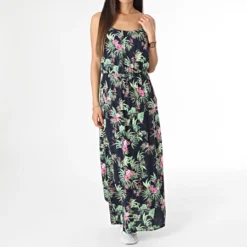 ONLY Robe Femme Nova Life Noir Floral -Promos Sublisane Magasin only 371041 15222217 BLACK 436 PURE 20230512T152750 03