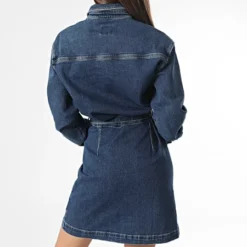 Pepe Jeans Robe Jean Femme Selena PL953197 Bleu Denim -Promos Sublisane Magasin pepe jeans 348917 PL953197 000 20221209T144614 04