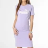 Puma Robe Tee Shirt Femme Essential 848349 Lavande -Promos Sublisane Magasin puma 356750 848349 70 20230208T152210 01