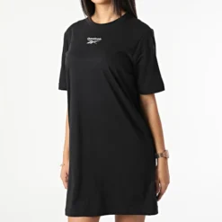 Reebok Robe Tee Shirt Oversize Femme HA4326 Noir