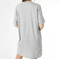 Robe Tee Shirt Femme Reebok Identity HT6213 Gris Chiné -Promos Sublisane Magasin reebok 359831 HT6213 20230303T142009 04