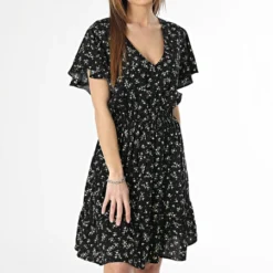 Robe Femme Carmecita Noir Floral -Promos Sublisane Magasin tiffosi 357215 10049067 000 20230208T152301 03