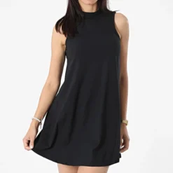 URBAN CLASSICS Robe Femme Sans Manches TB1900 Noir -Promos Sublisane Magasin urban classics 261181 TB1900 BLACK 20210507T123231 03