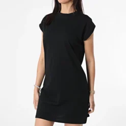 URBAN CLASSICS Robe Tee Shirt Femme TB1910 Noir