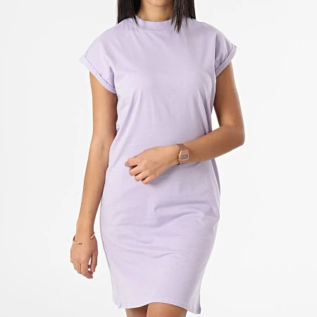 URBAN CLASSICS Robe Tee Shirt Femme TB1910 Lilas 3 URBAN CLASSICS Robe Tee Shirt Femme TB1910 Lilas
