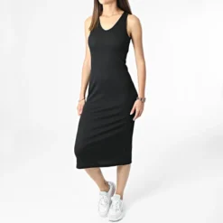 URBAN CLASSICS Robe Femme TB4782 Noir -Promos Sublisane Magasin urban classics 312516 TB4782 BLACK 20220421T153404 03