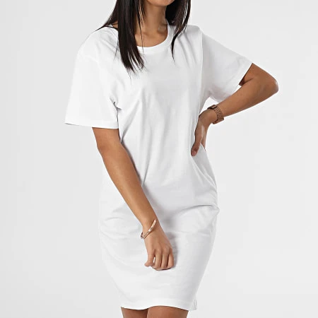 URBAN CLASSICS Robe Tee Shirt Femme TB4809 Blanc 5 URBAN CLASSICS Robe Tee Shirt Femme TB4809 Blanc – Image 3