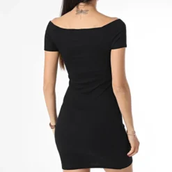 URBAN CLASSICS Robe Femme TB1501 Noir -Promos Sublisane Magasin urban classics 367610 TB1501 BLACK 20230512T152400 04