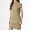 URBAN CLASSICS Robe Tee Shirt Sans Manches Femme TB1910 Vert Kaki -Promos Sublisane Magasin urban classics 367642 TB1910 KHAKI 20230512T153007 01