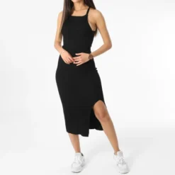 URBAN CLASSICS Robe Femme TB6021 Noir