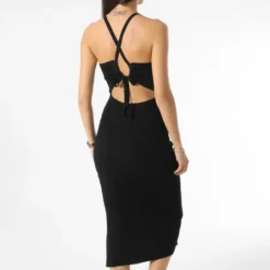 URBAN CLASSICS Robe Femme TB6021 Noir -Promos Sublisane Magasin urban classics 367716 TB6021 BLACK 20230426T145133 04