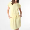 Vero Moda Robe Femme Sasha Bali Jaune -Promos Sublisane Magasin vero moda 303083 10229167 LEMON MERINGUE 20220225T135357 01