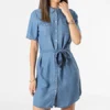 Vero Moda Robe Chemise Femme Silja Bleu Denim -Promos Sublisane Magasin vero moda 309658 10251330 MEDIUM BLUE DENIM 20220330T141247 01