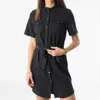 Vero Moda Robe Chemise Femme Silja Noir -Promos Sublisane Magasin vero moda 309660 10251330 BLACK DENIM 20220329T160807 01