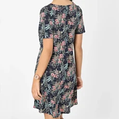 Vero Moda Robe Femme Easy Bleu Marine Floral -Promos Sublisane Magasin vero moda 315314 10245143 NAVY BLAZER SIA 20220429T162811 04