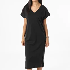 Vero Moda Robe Longue Femme Anna 10265415 Noir