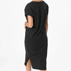 Vero Moda Robe Longue Femme Anna 10265415 Noir -Promos Sublisane Magasin vero moda 320111 10265415 BLACK 20220530T161238 04