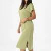 Vero Moda Robe Longue Femme Anna 10265415 Vert Clair -Promos Sublisane Magasin vero moda 320113 10265415 SAGE 20220530T161211 01