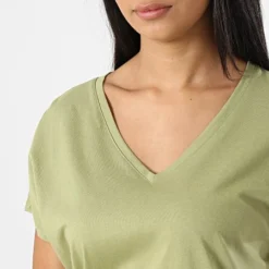 Vero Moda Robe Longue Femme Anna 10265415 Vert Clair -Promos Sublisane Magasin vero moda 320113 10265415 SAGE 20220530T161213 02